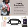 imageBaggallini Womens Clear Stadium Belt Bag Fanny PackBlack