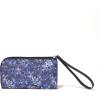imageBaggallini Womens Zip Around WalletIndigo Petal