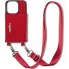 imageBaggallini On The Go iPhone Card Case Crossbody  Lightweight iPhone Case Designed for iPhone 13 iPhone 14 iPhone 15 and iPhone 15 ProCrimson Red