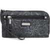 imageBaggallini Womens Zip Around WalletMidnight Blossom Print