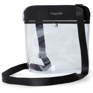 imageBaggallini Clear Stadium CrossbodyBlack With Sand Lining