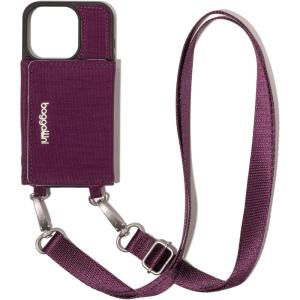 imageBaggallini On The Go iPhone Card Case Crossbody  Lightweight iPhone Case Designed for iPhone 13 iPhone 14 iPhone 15 and iPhone 15 ProMulberry