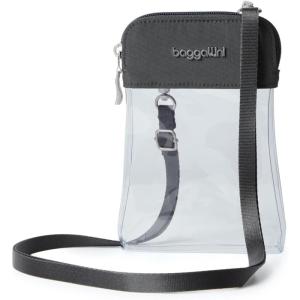 imageBaggallini Stadium Clear Bryant CrossbodyCharcoal