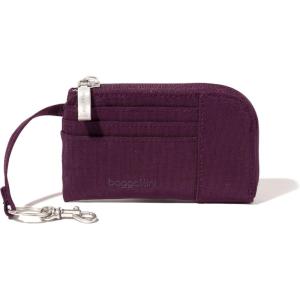 imageBaggallini Womens RFID Zip Card CaseMulberry