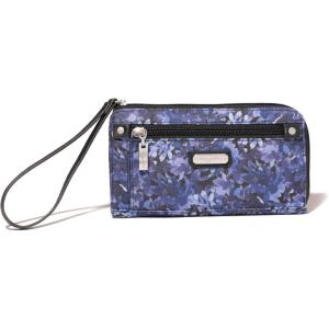 imageBaggallini Womens Zip Around WalletIndigo Petal