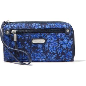 imageBaggallini Womens Zip Around WalletInk Hydrangea