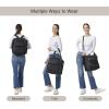 imageBaggallini Nolita Convertible Backpack  14x11 Inch Travel Backpack with 16 Inch Laptop Sleeve  Lightweight Luggage BackpackCornflower Twill