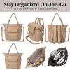 imageBaggallini Nolita Convertible Backpack  14x11 Inch Travel Backpack with 16 Inch Laptop Sleeve  Lightweight Luggage BackpackTaupe Twill