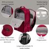 imageBaggallini Tribeca Expandable Laptop Backpack  15quotx11quot Lightweight Work Travel Bag wLuggage Sleeve ampamp RFIDBeet Red