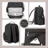 imageBaggallini Tribeca Expandable Laptop Backpack  15quotx11quot Lightweight Work Travel Bag wLuggage Sleeve ampamp RFIDBlack