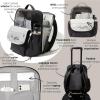 imageBaggallini Tribeca Expandable Laptop Backpack  15quotx11quot Lightweight Work Travel Bag wLuggage Sleeve ampamp RFIDBlack