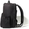 imageBaggallini Tribeca Expandable Laptop Backpack  15quotx11quot Lightweight Work Travel Bag wLuggage Sleeve ampamp RFIDBlack Twill