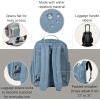 imageBaggallini Tribeca Expandable Laptop Backpack  15quotx11quot Lightweight Work Travel Bag wLuggage Sleeve ampamp RFIDCornflower Twill