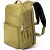 imageBaggallini Tribeca Expandable Laptop Backpack  15quotx11quot Lightweight Work Travel Bag wLuggage Sleeve ampamp RFIDSage Twill