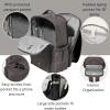 imageBaggallini Tribeca Expandable Laptop Backpack  15quotx11quot Lightweight Work Travel Bag wLuggage Sleeve ampamp RFIDSmoke Twill