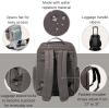 imageBaggallini Tribeca Expandable Laptop Backpack  15quotx11quot Lightweight Work Travel Bag wLuggage Sleeve ampamp RFIDSmoke Twill