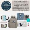 imageBaggallini Tribeca Expandable Laptop Backpack  15quotx11quot Lightweight Work Travel Bag wLuggage Sleeve ampamp RFIDSterling Shimmer