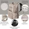 imageBaggallini Tribeca Expandable Laptop Backpack  15quotx11quot Lightweight Work Travel Bag wLuggage Sleeve ampamp RFIDSterling Shimmer