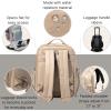 imageBaggallini Tribeca Expandable Laptop Backpack  15quotx11quot Lightweight Work Travel Bag wLuggage Sleeve ampamp RFIDTaupe Twill
