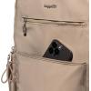 imageBaggallini Tribeca Expandable Laptop Backpack  15quotx11quot Lightweight Work Travel Bag wLuggage Sleeve ampamp RFIDTaupe Twill