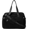 imageBaggallini Weekender Expandable Duffel  Lightweight 11x17 Inch Overnight Travel BagBlack