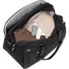 imageBaggallini Weekender Expandable Duffel  Lightweight 11x17 Inch Overnight Travel BagBlack