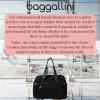 imageBaggallini Weekender Expandable Duffel  Lightweight 11x17 Inch Overnight Travel BagBlack
