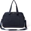 imageBaggallini Weekender Expandable Duffel  Lightweight 11x17 Inch Overnight Travel BagFrench Navy
