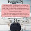 imageBaggallini Weekender Expandable Duffel  Lightweight 11x17 Inch Overnight Travel BagFrench Navy