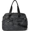 imageBaggallini Weekender Expandable Duffel  Lightweight 11x17 Inch Overnight Travel BagMidnight Blossom Print
