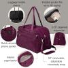 imageBaggallini Weekender Expandable Duffel  Lightweight 11x17 Inch Overnight Travel BagMulberry