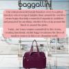 imageBaggallini Weekender Expandable Duffel  Lightweight 11x17 Inch Overnight Travel BagMulberry