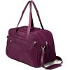 imageBaggallini Weekender Expandable Duffel  Lightweight 11x17 Inch Overnight Travel BagMulberry