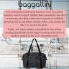 imageBaggallini Womens Day Large DuffelMidnight Blossom Print