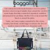 imageLarge Carryall Tote Bag for Women  Lightweight Nylon Zipper Top Weekender Travel Beach Bag Personal Item wLuggage SleeveBaggallini Rainbow