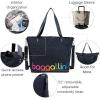 imageLarge Carryall Tote Bag for Women  Lightweight Nylon Zipper Top Weekender Travel Beach Bag Personal Item wLuggage SleeveBaggallini Rainbow