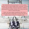 imageLarge Carryall Tote Bag for Women  Lightweight Nylon Zipper Top Weekender Travel Beach Bag Personal Item wLuggage SleeveBlack Ink Tie Dye