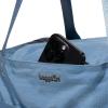 imageLarge Carryall Tote Bag for Women  Lightweight Nylon Zipper Top Weekender Travel Beach Bag Personal Item wLuggage SleeveCornflower