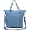 imageLarge Carryall Tote Bag for Women  Lightweight Nylon Zipper Top Weekender Travel Beach Bag Personal Item wLuggage SleeveCornflower