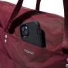 imageLarge Carryall Tote Bag for Women  Lightweight Nylon Zipper Top Weekender Travel Beach Bag Personal Item wLuggage SleeveDark Cherry