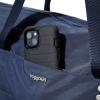 imageLarge Carryall Tote Bag for Women  Lightweight Nylon Zipper Top Weekender Travel Beach Bag Personal Item wLuggage SleeveFrench Navy