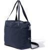 imageLarge Carryall Tote Bag for Women  Lightweight Nylon Zipper Top Weekender Travel Beach Bag Personal Item wLuggage SleeveFrench Navy