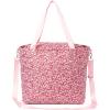 imageLarge Carryall Tote Bag for Women  Lightweight Nylon Zipper Top Weekender Travel Beach Bag Personal Item wLuggage SleeveHeart