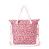 imageLarge Carryall Tote Bag for Women  Lightweight Nylon Zipper Top Weekender Travel Beach Bag Personal Item wLuggage SleeveHeart