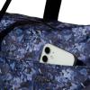 imageLarge Carryall Tote Bag for Women  Lightweight Nylon Zipper Top Weekender Travel Beach Bag Personal Item wLuggage SleeveIndigo Petal