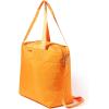 imageLarge Carryall Tote Bag for Women  Lightweight Nylon Zipper Top Weekender Travel Beach Bag Personal Item wLuggage SleeveMarigold