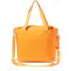 imageLarge Carryall Tote Bag for Women  Lightweight Nylon Zipper Top Weekender Travel Beach Bag Personal Item wLuggage SleeveMarigold