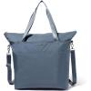 imageLarge Carryall Tote Bag for Women  Lightweight Nylon Zipper Top Weekender Travel Beach Bag Personal Item wLuggage SleeveMist