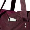 imageLarge Carryall Tote Bag for Women  Lightweight Nylon Zipper Top Weekender Travel Beach Bag Personal Item wLuggage SleeveMulberry