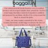 imageLarge Carryall Tote Bag for Women  Lightweight Nylon Zipper Top Weekender Travel Beach Bag Personal Item wLuggage SleeveNavy Garden